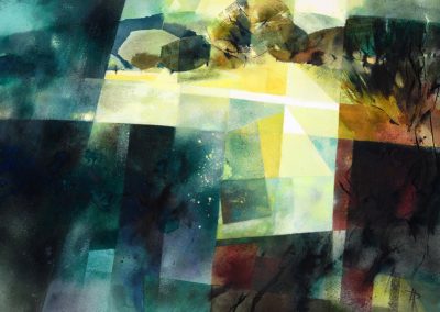 Heather Davies RSW - Fractured - watercolour
